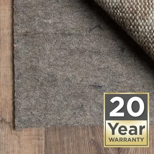 20 years warranty rug pad