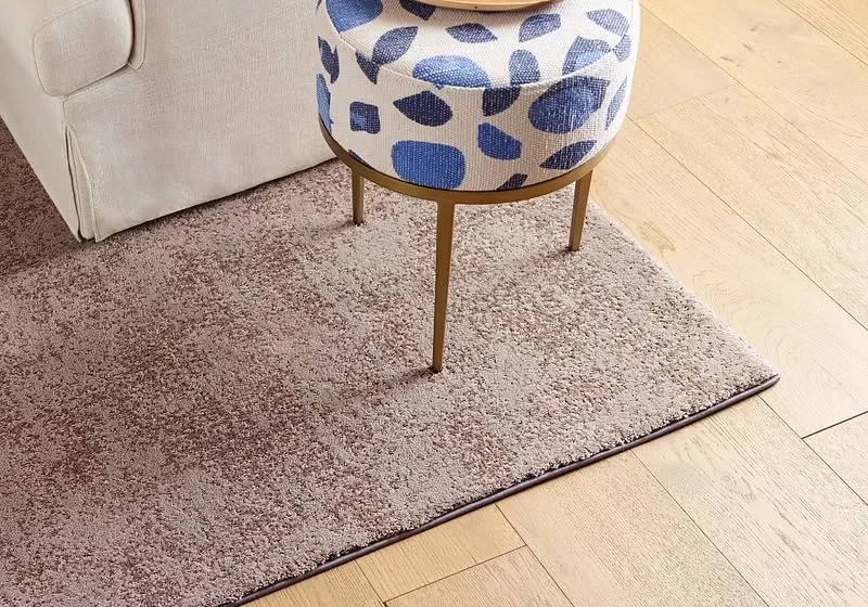 Area rug and a chair