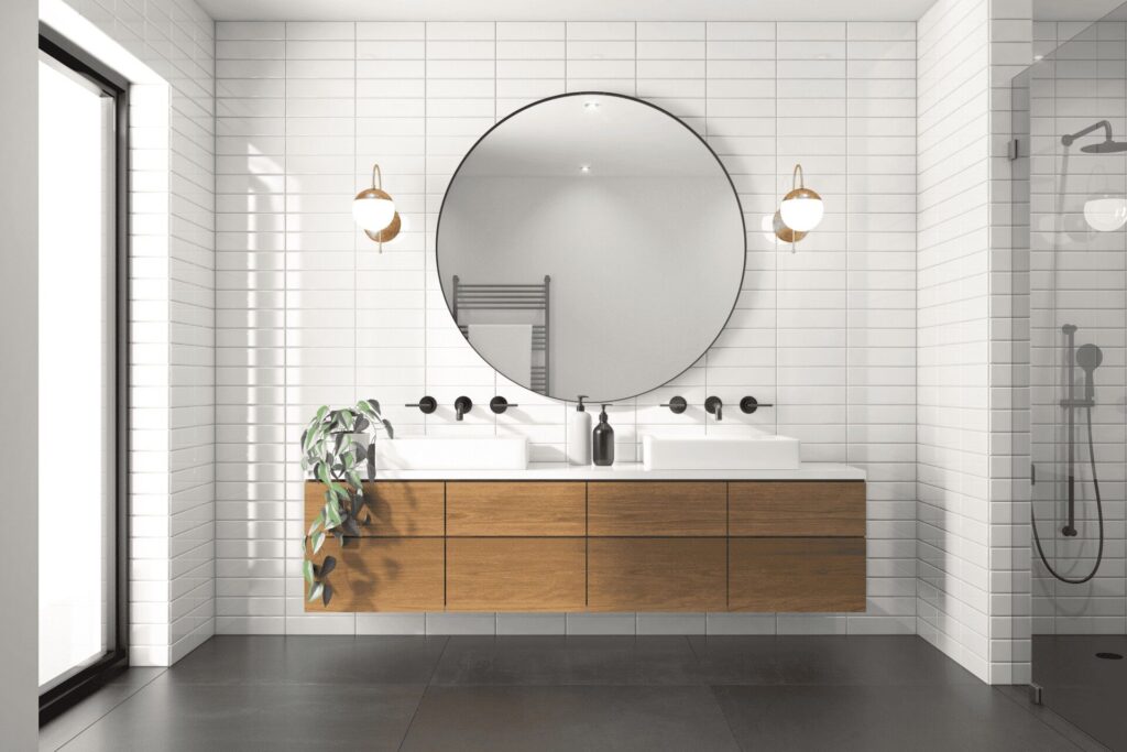 Modern bathroom vanity