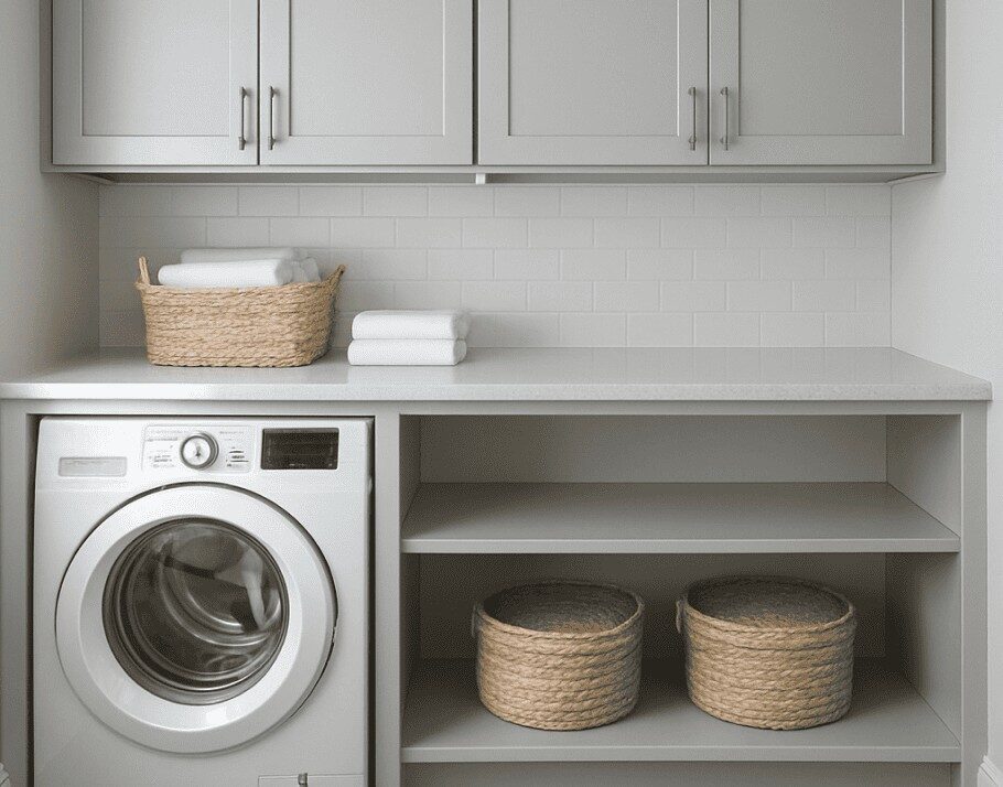 Laundry room cabinets